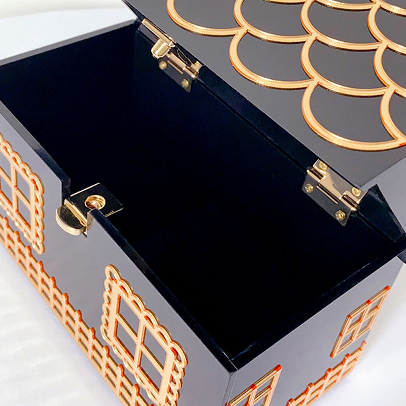 Nouveau sac à main en acrylique de grande capacité de haute qualité pour dîner