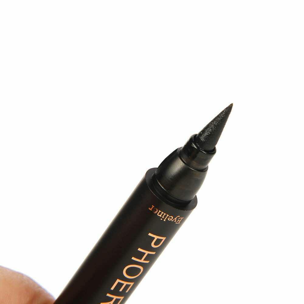 PHOERA Delineador de ojos con sello que no se corre 2 en 1