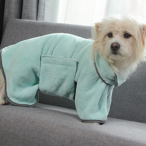 Toalla absorbente de secado rápido para mascotas, bata de baño para perros, toalla de baño para perros y gatos, toalla de secado absorbente de microfibra para mascotas, suministros para mascotas, productos para mascotas