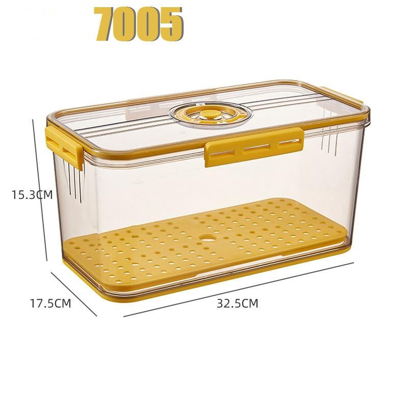 Caja de almacenamiento para refrigerador Caja de almacenamiento de plástico PET transparente de grado alimenticio