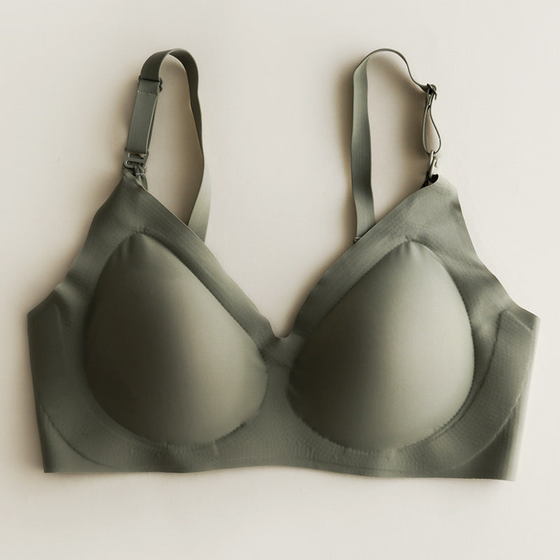 Soutien-gorge d'allaitement grande taille avec boucle sur le devant
