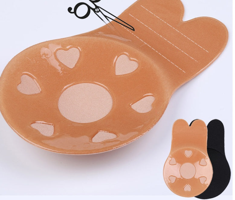 Breathable Bunny Ears Breast Lift Sticker, Invisible Bunny Breast Lift Sticker
