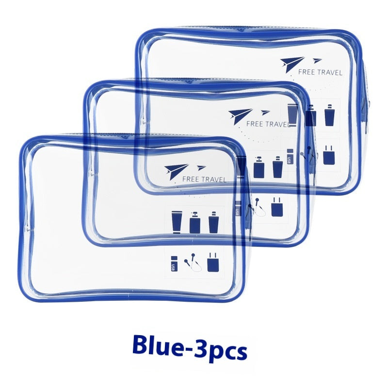 Multi-functional Transparent Travel Waterproof Portable Aviation Plastic Bag