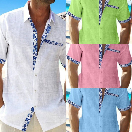 Camisas casuales de playa para vacaciones de verano para hombres