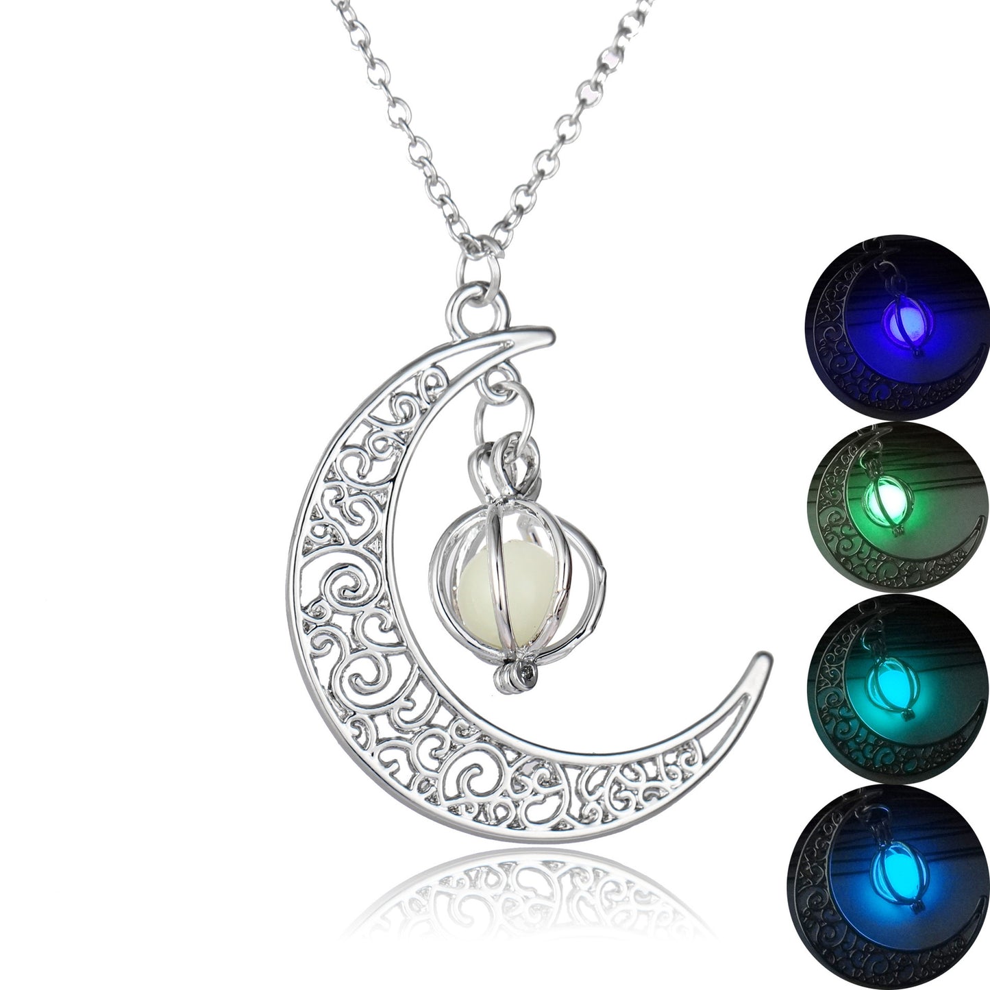 Collier pendentif lumineux en pierre naturelle brillante pour femme, bijou tendance, idéal comme cadeau