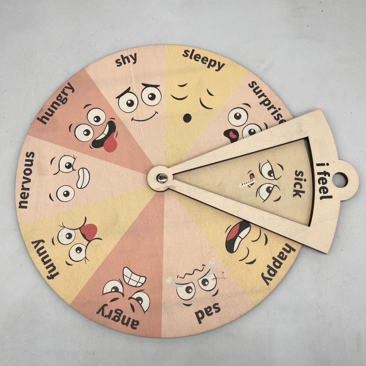 Jouet artisanal en bois Montessori Expression Emotion