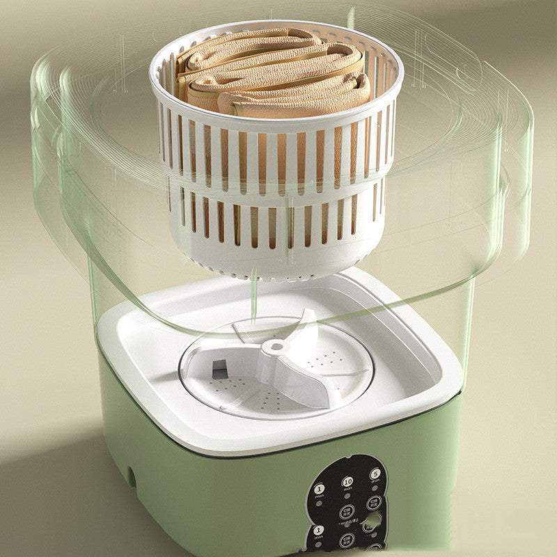 Mini lavadora plegable, lavadora portátil, gran capacidad, 3 modelos, con centrifugado y aparatos de secado