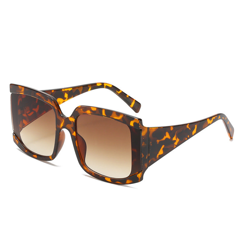 Gafas de sol cuadradas con montura grande Gafas de sol de tendencia de moda