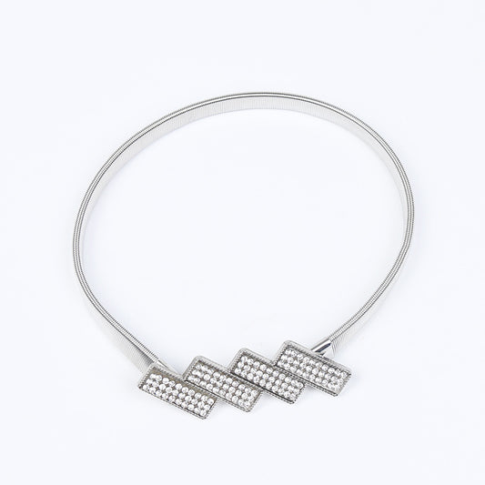 Hebilla de cortina de cuerda de lazo de correa de metal creativa serie de resorte de metal