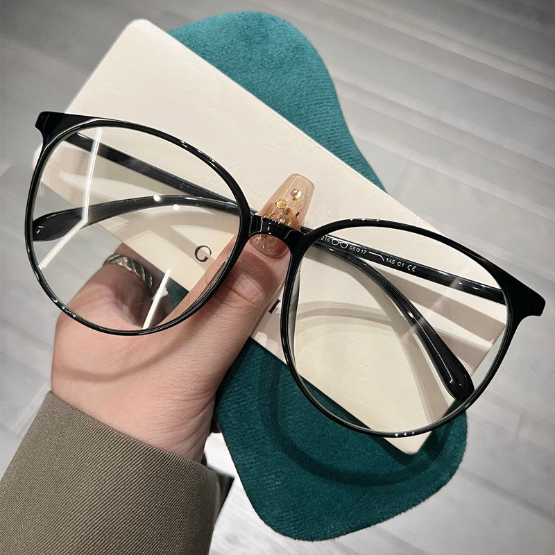 Gafas TR ultraligeras con montura grande, miopes, anti-rayos azules