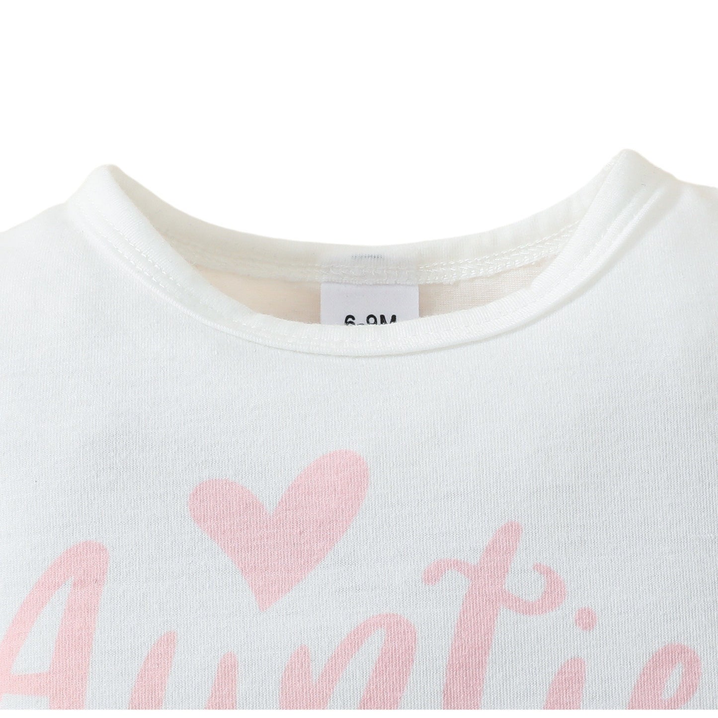 Combinaison pour fille avec imprimé lettres et petit chrysanthème