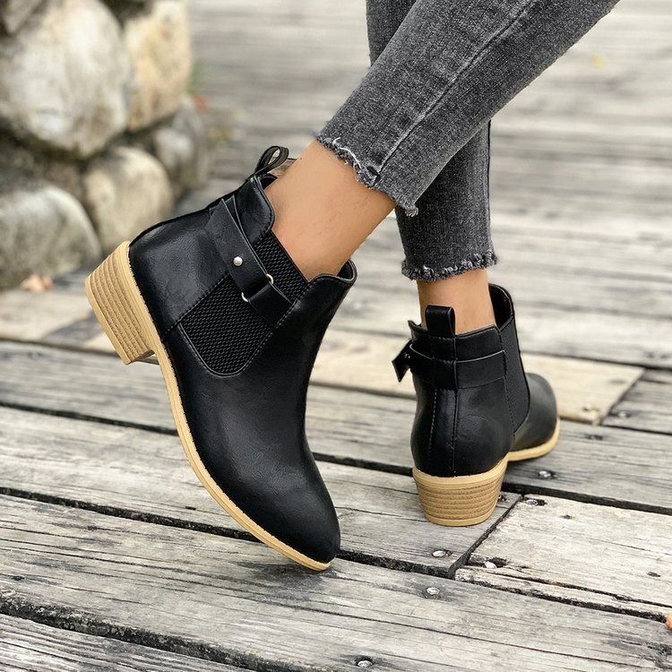 Botas de tacón alto de moda para mujer en tallas grandes