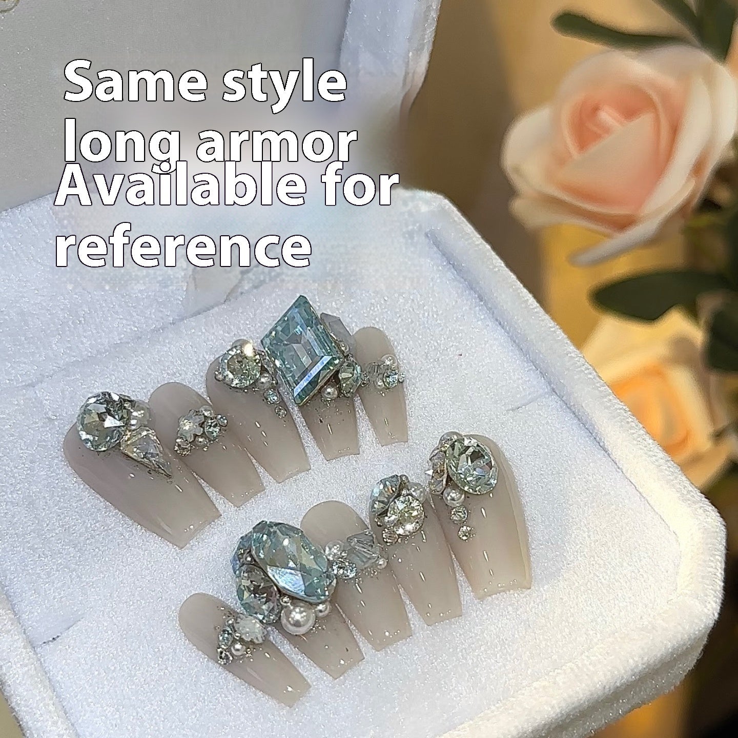 Personnalisation des pointes d'ongles à la main, style cool d'été