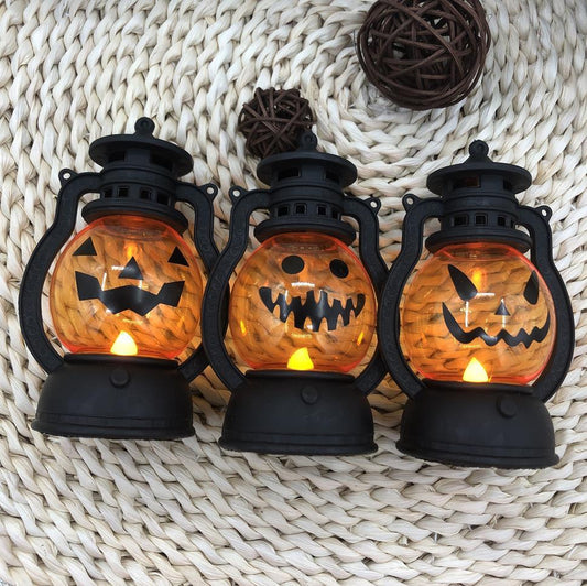Lampe citrouille décorative d'Halloween vintage