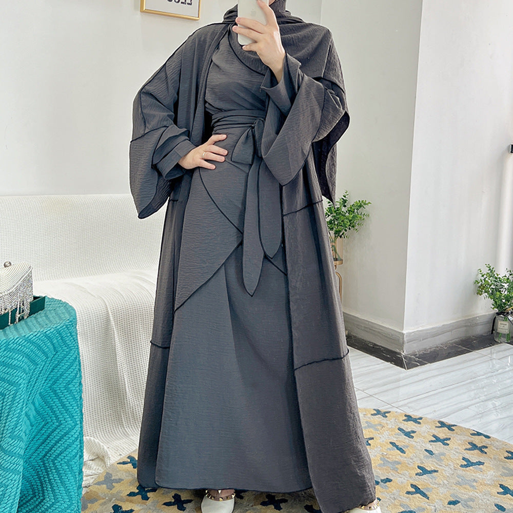 Manteau de garniture Vêtements d'intérieur Robe Jupe Circonférence Costume trois pièces