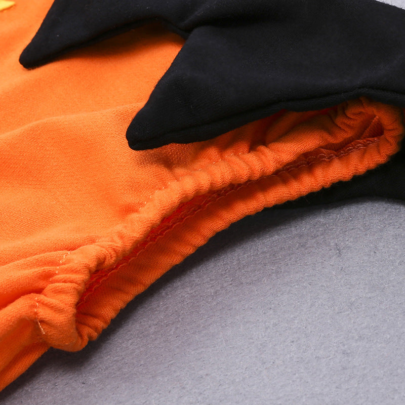 Ropa de actuación de Halloween para niños, mono de bebé, sombrero de calabaza