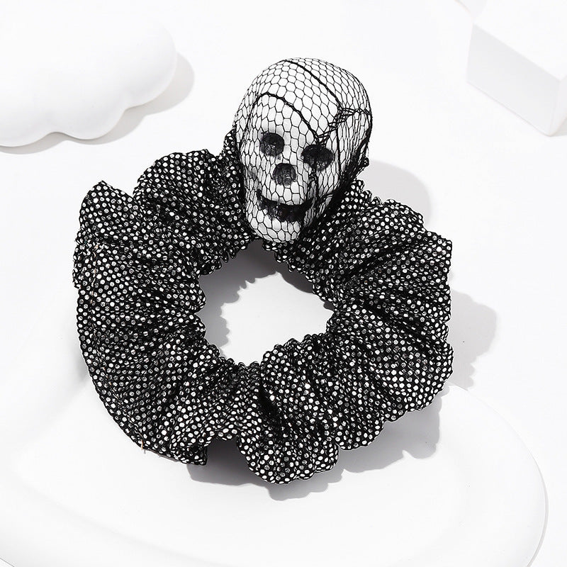 Bandeau d'Halloween avec chapeau et tête de citrouille