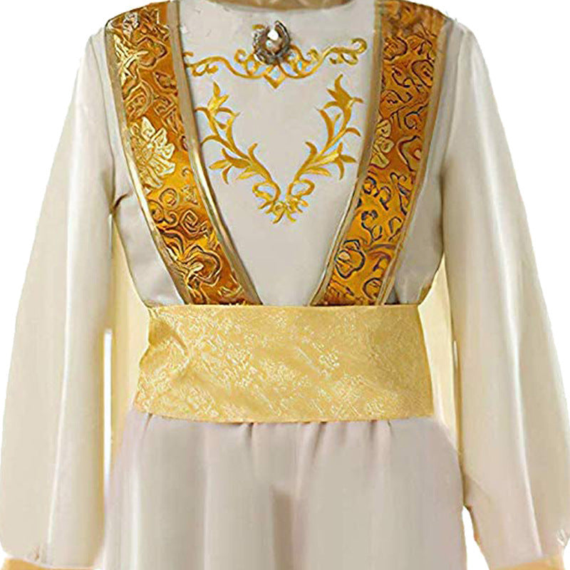 Costume de cosplay pour enfants et adultes, lampe magique d'Aladdin, déguisement d'Halloween des Mille et Une Nuits