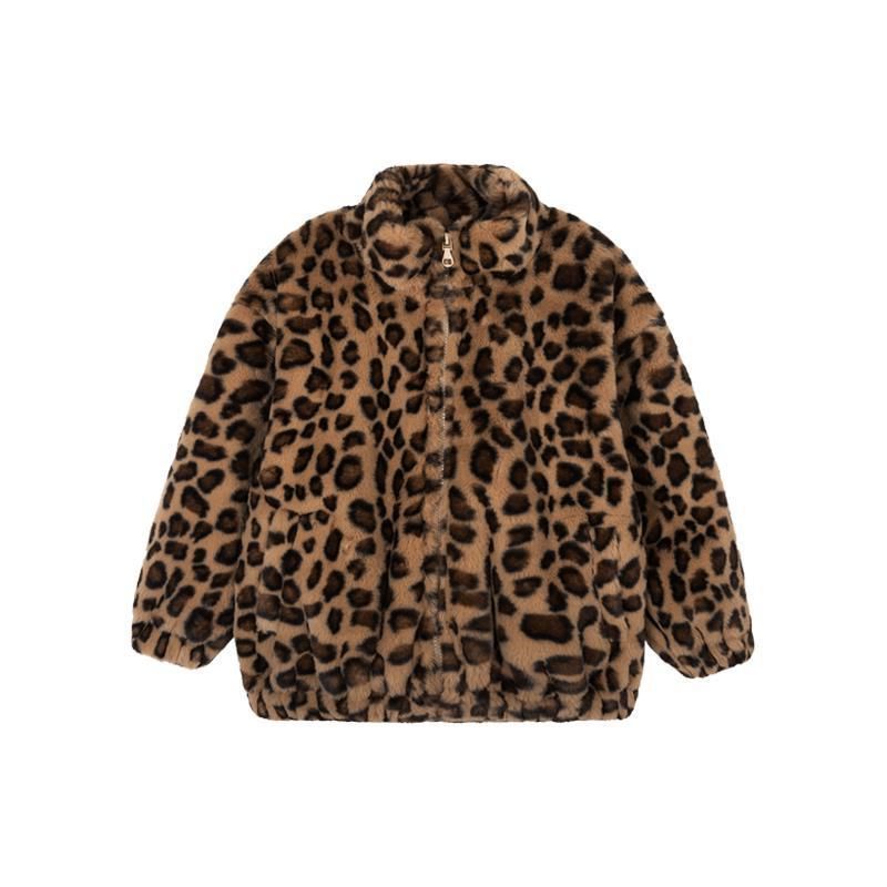 Chaqueta de poliéster gruesa para niños, bonita y de moda