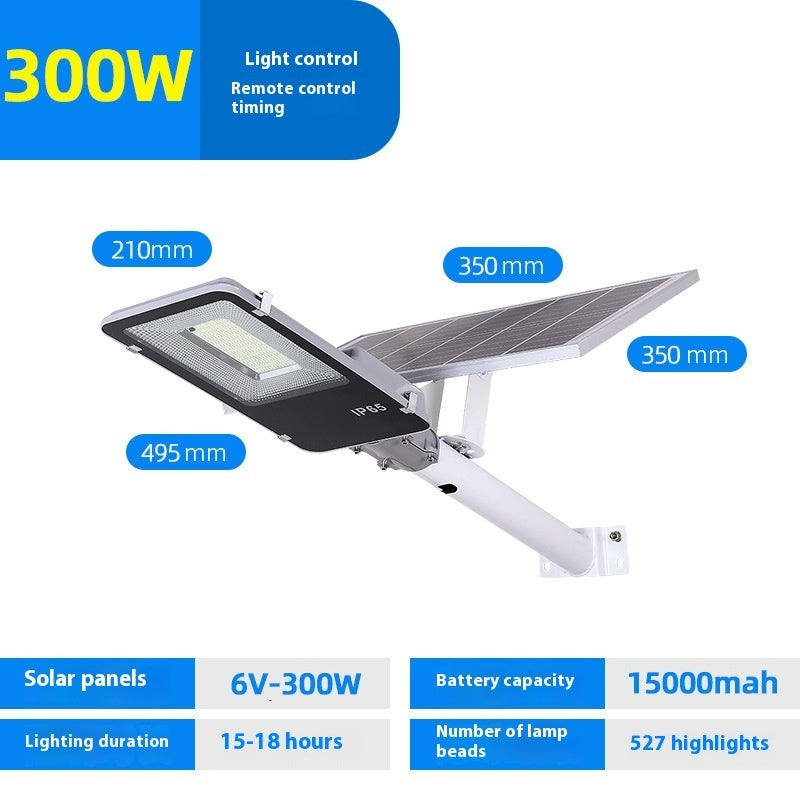 Lámpara solar súper brillante dividida