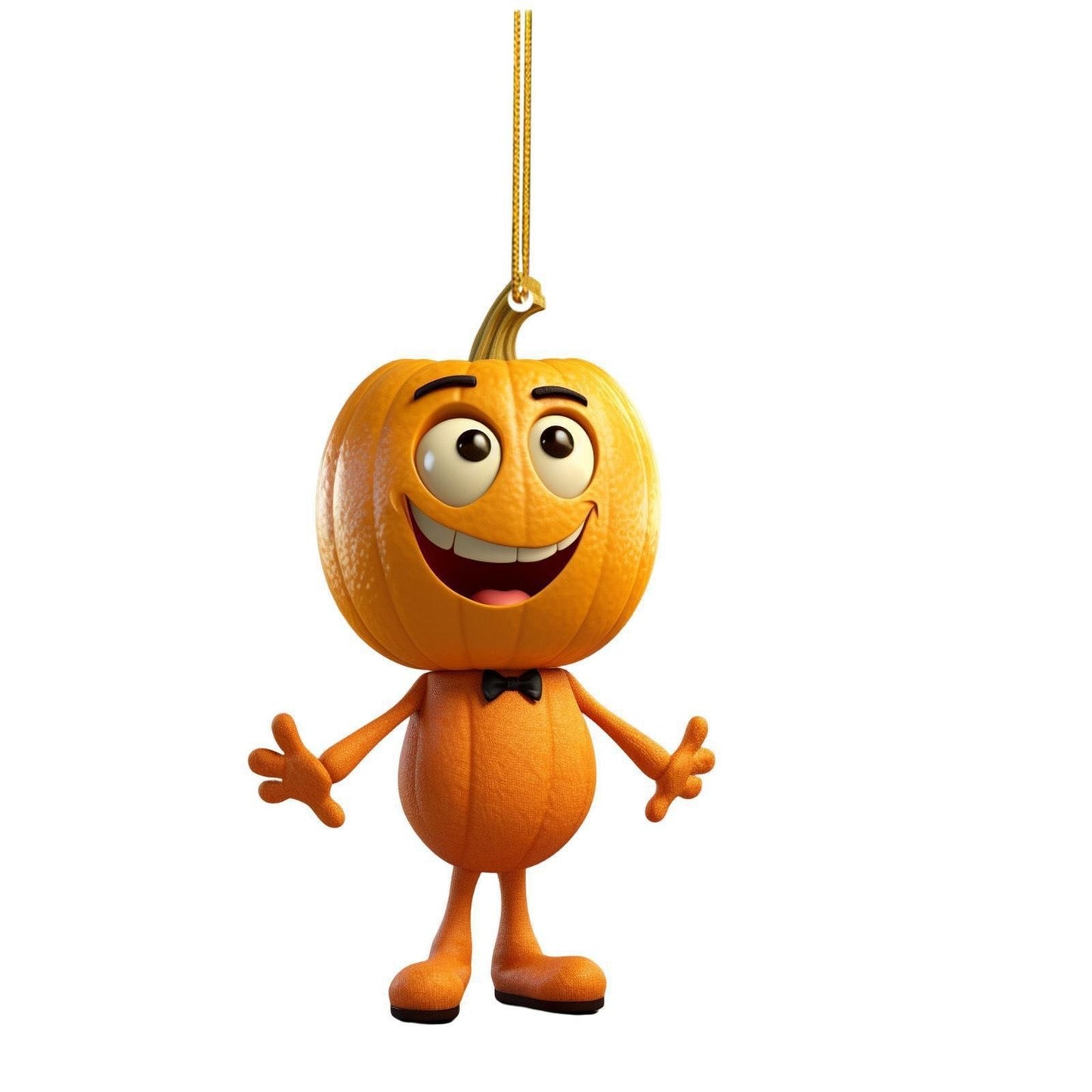 Décoration suspendue en forme de citrouille d'Halloween pour automobile