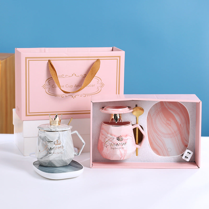 Ensemble de tasses en céramique, cadeau de bijoux de mariage