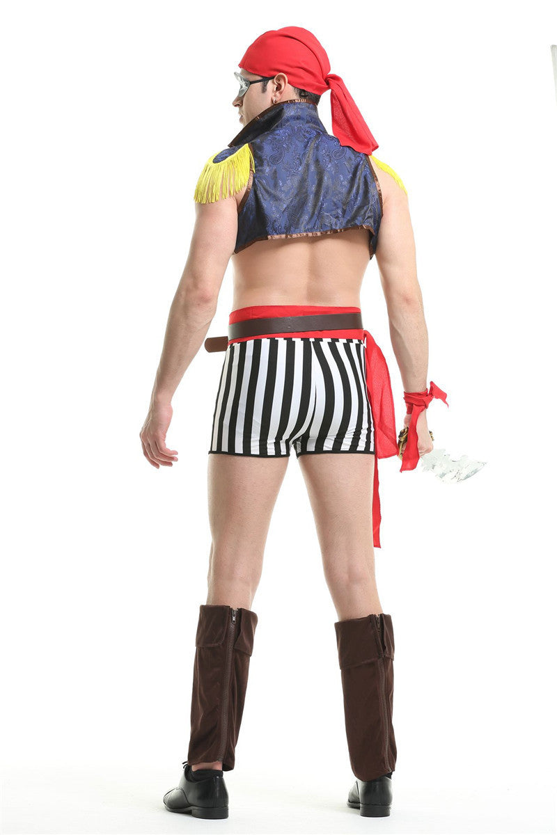 Costume de magicien de la bête de spectacle Swallowtail pour hommes adultes d'Halloween
