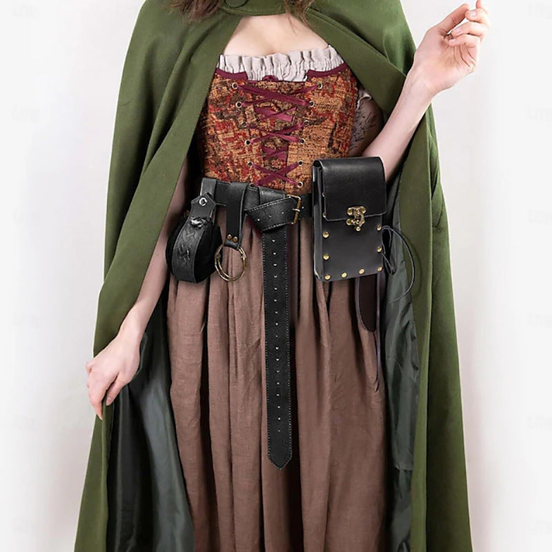 Sac pour téléphone portable Steampunk, accessoires de costume pour jeux de rôle