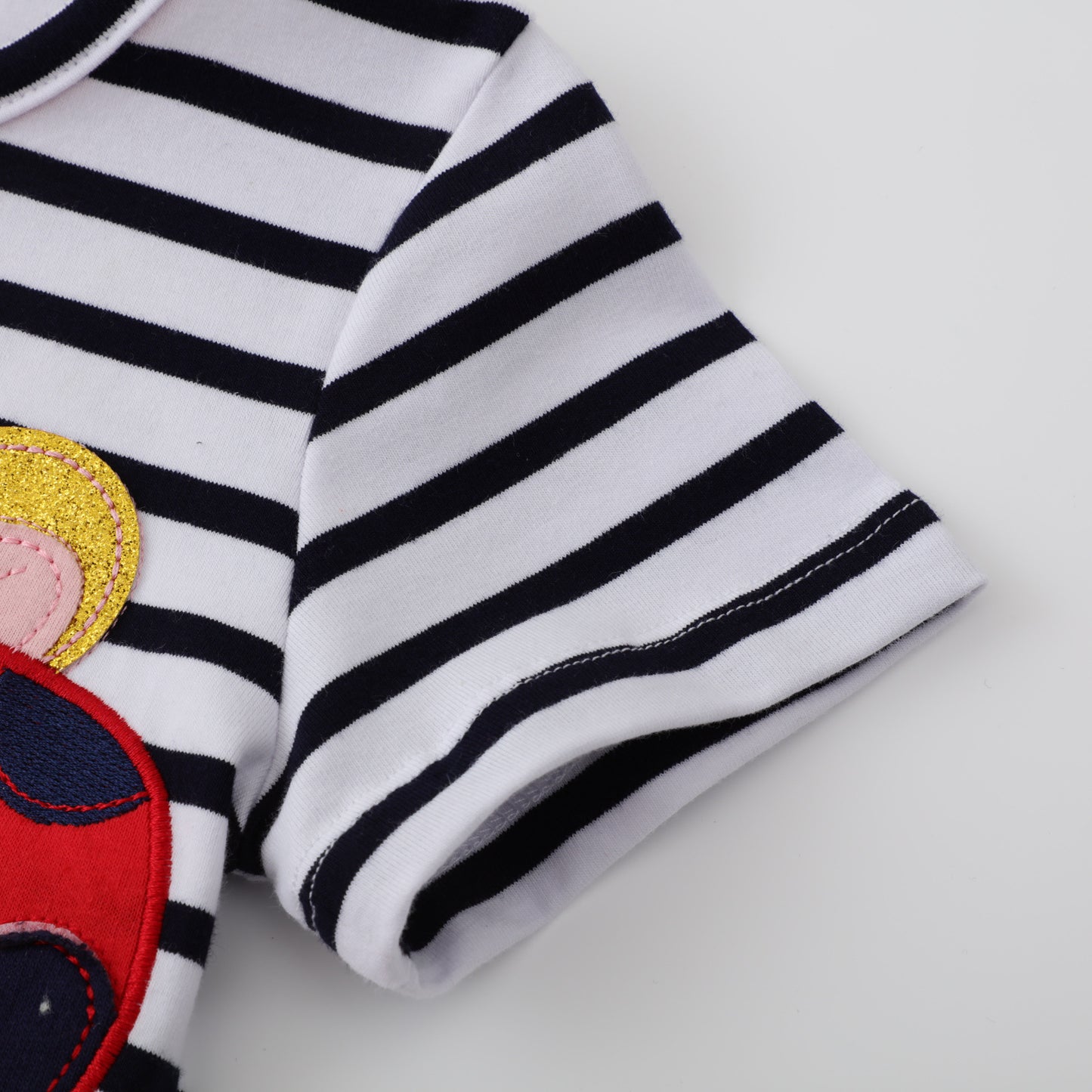 Robe imprimée à manches courtes pour filles, décontractée et tendance