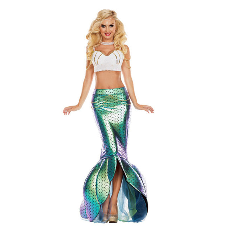 Vêtements de cosplay de sirène pour Halloween