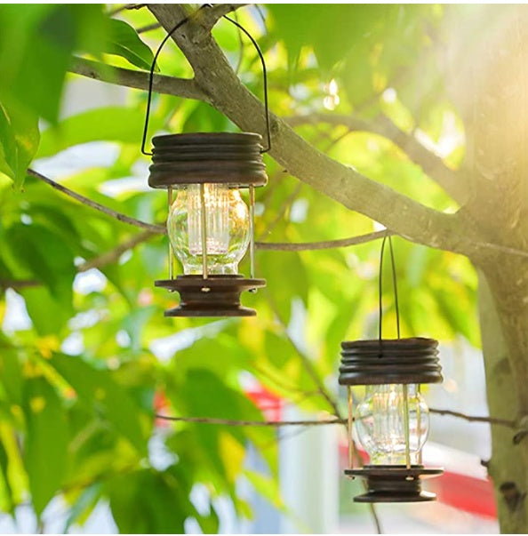 Solar al aire libre patio balcón barandilla lámpara decoración hogar jardín valla