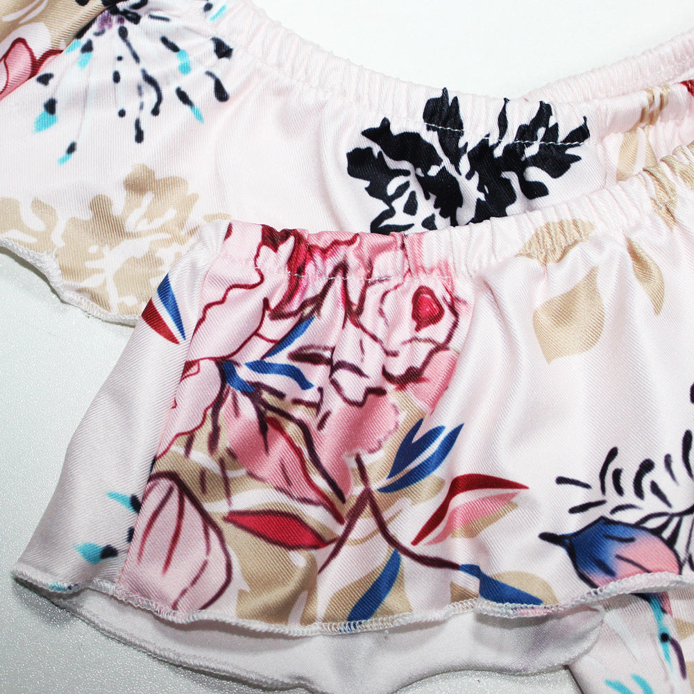 Ensemble deux pièces haut tube asymétrique Dew Belly