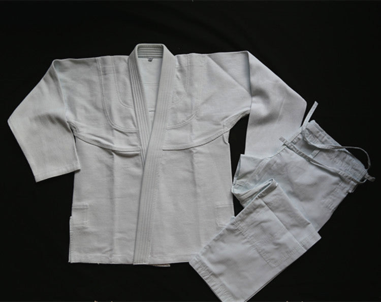 Gi de Jiu-jitsu en blanco estándar universal con personalidad de moda
