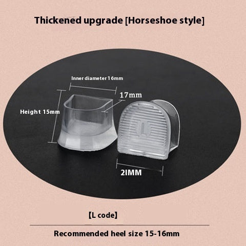 Funda de silicona para el talón con soporte para bolígrafos para zapatos de baile
