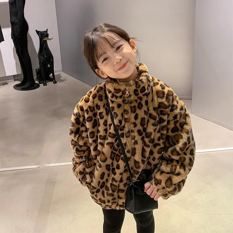 Chaqueta de poliéster gruesa para niños, bonita y de moda