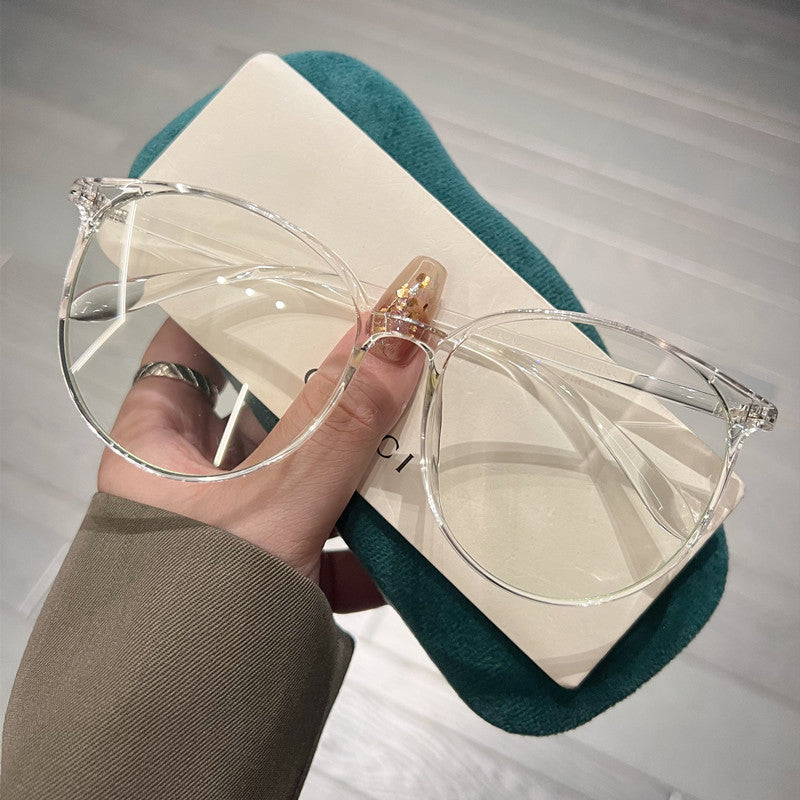 Gafas TR ultraligeras con montura grande, miopes, anti-rayos azules