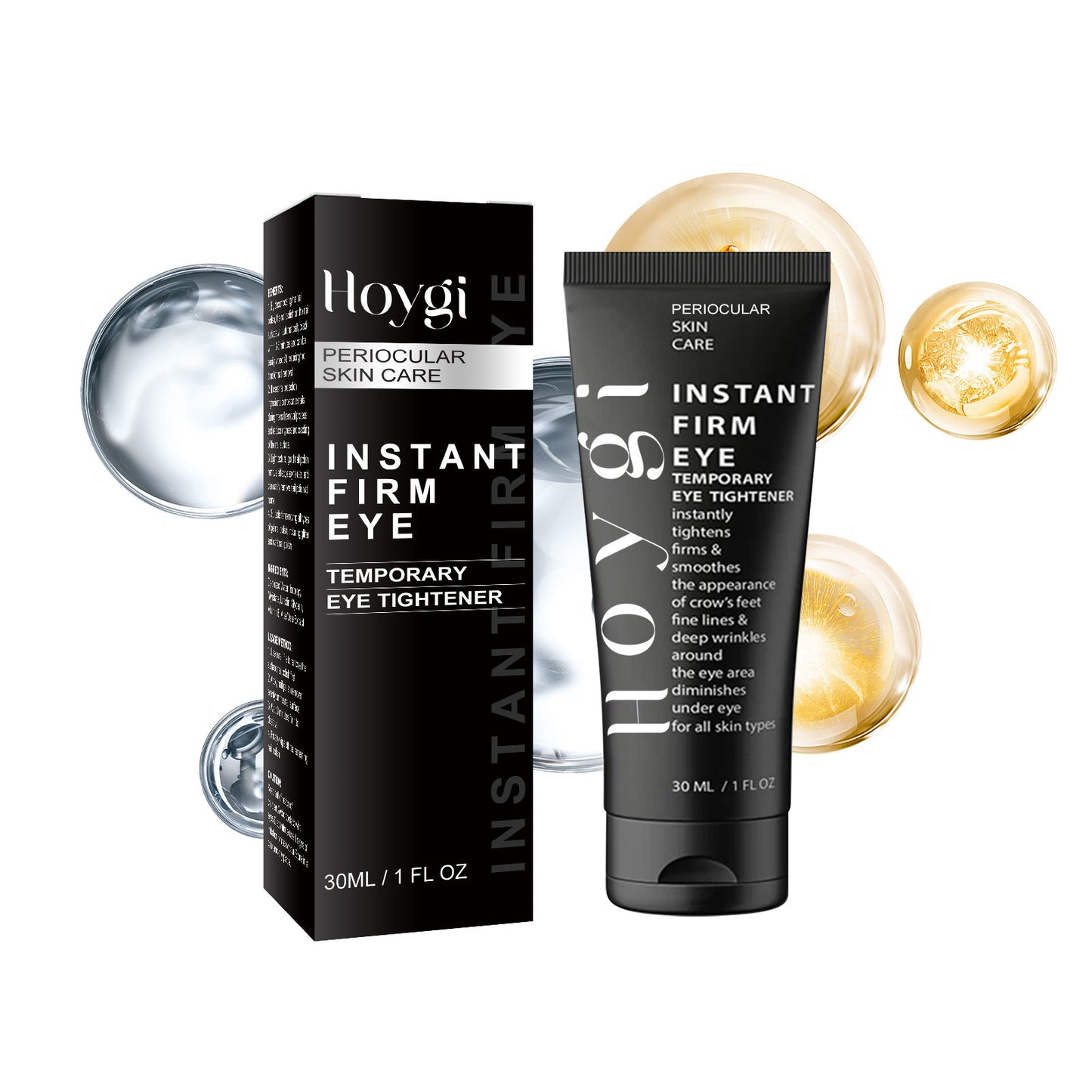 Crème raffermissante pour les poches sous les yeux Hoygi, atténue les rides