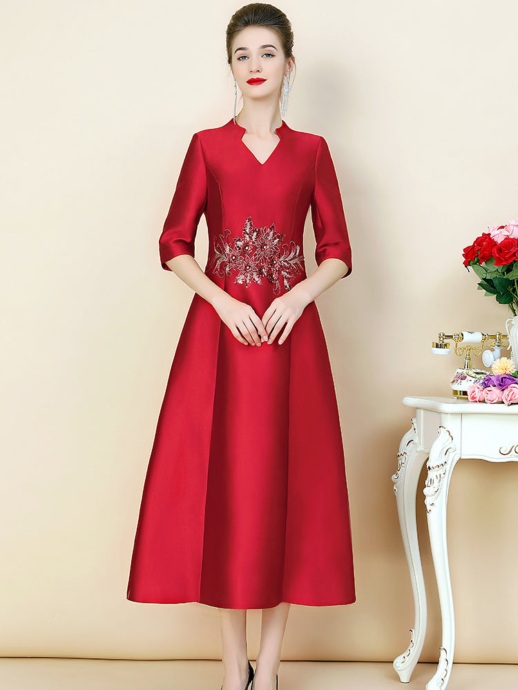 Vestido De Cóctel Elegante Para Mujer Moda
