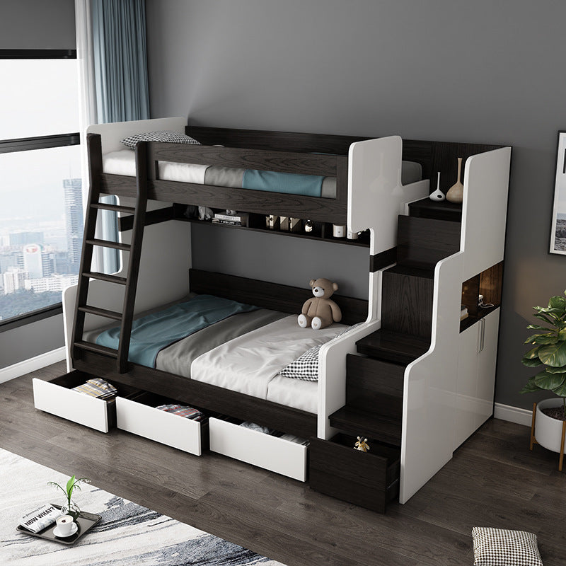 Cama doble alta y baja multifunción sencilla