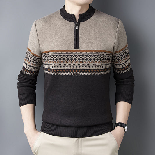 Pull demi-col roulé automne-hiver