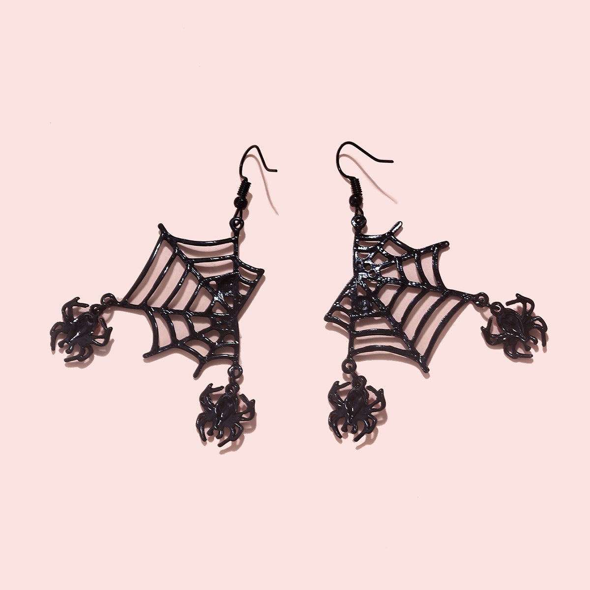 Boucles d'oreilles en toile d'araignée haut de gamme, design de niche simple et créatif
