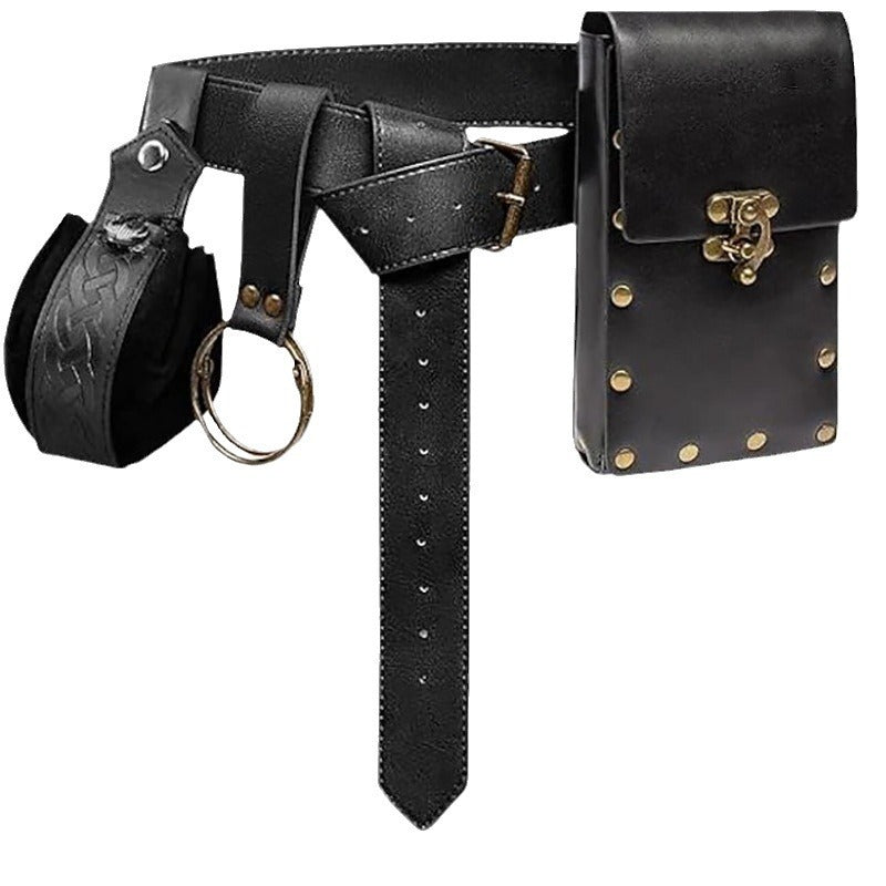 Sac pour téléphone portable Steampunk, accessoires de costume pour jeux de rôle