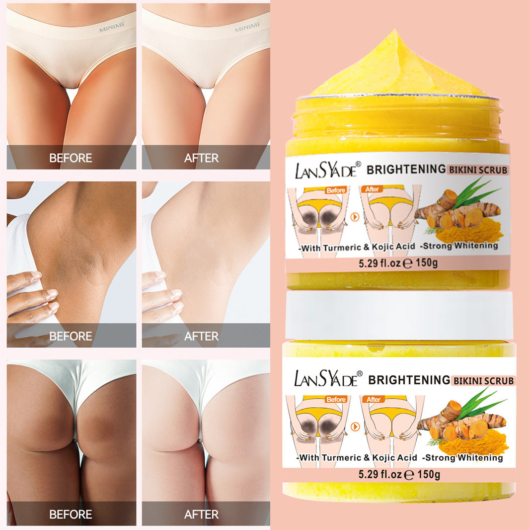 Exfoliante facial iluminador y rejuvenecedor con cúrcuma y ácido kójico
