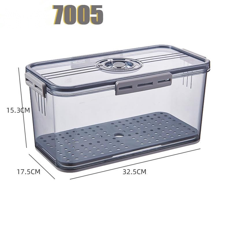 Caja de almacenamiento para refrigerador Caja de almacenamiento de plástico PET transparente de grado alimenticio