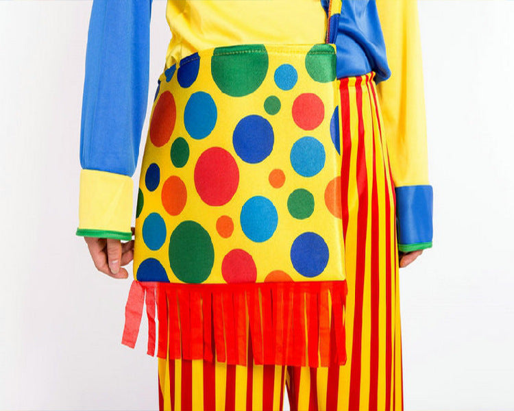 Ensemble de performance de clown de costume d'Halloween