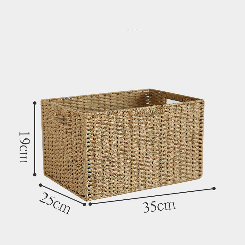 Caja de almacenamiento de paja para el hogar