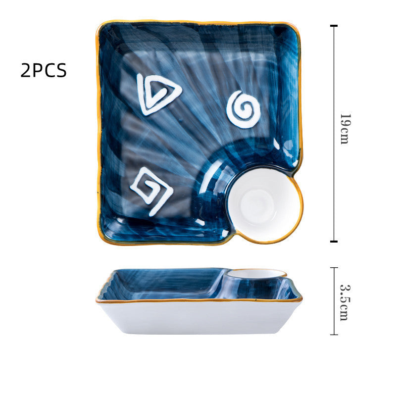 Plato De Cerámica Japonesa Con Vinagre