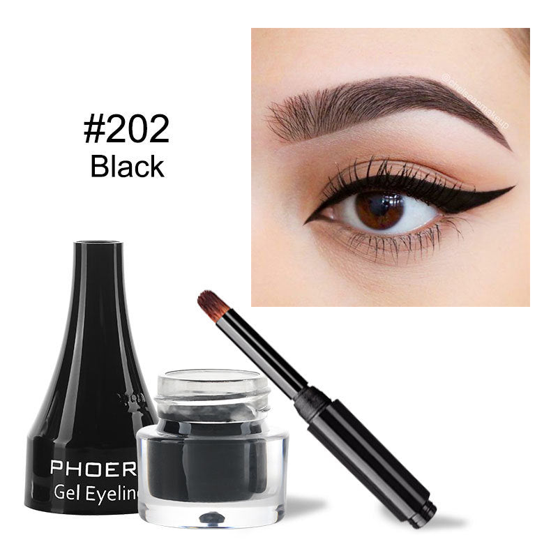 PHOERA Delineador de ojos de diez colores Delineador de ojos