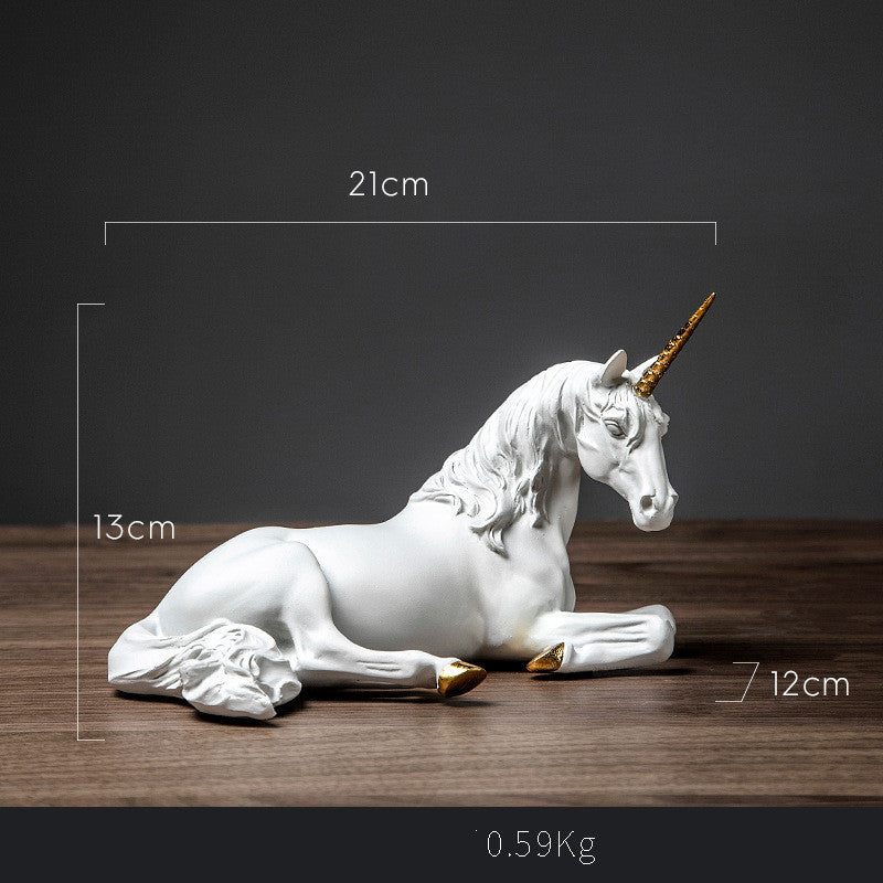 Nordic Resin Horse Crafts Ornament Resin Decoration