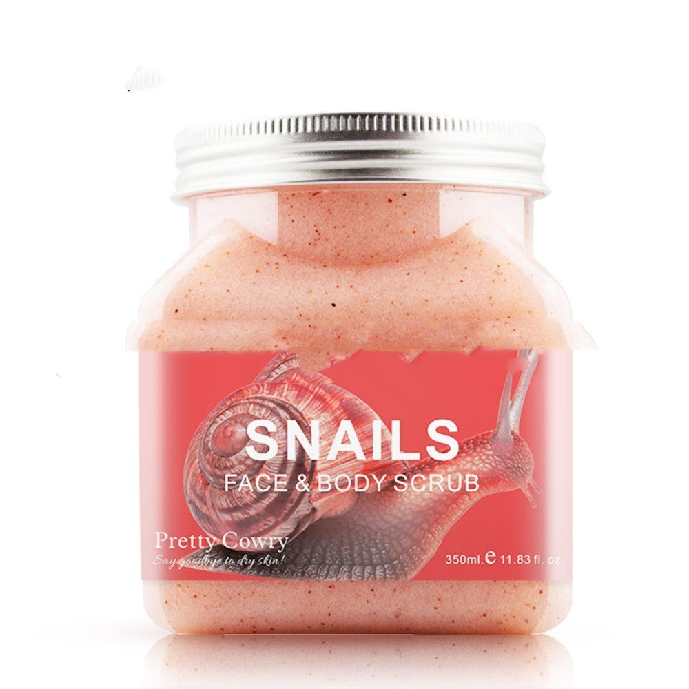 Crema exfoliante corporal con sal de baño con fragancia de frutas
